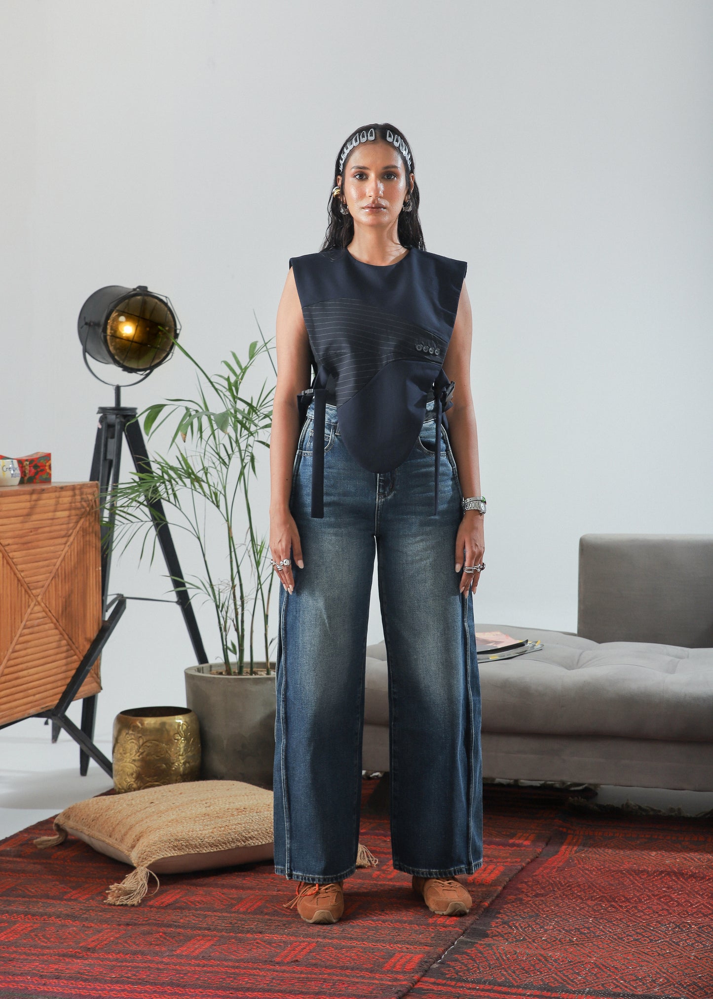 panel jeans