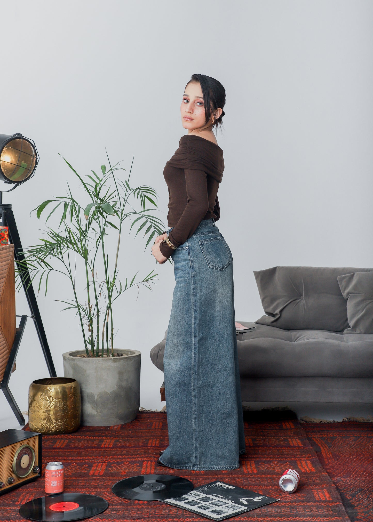 wide leg jeans
