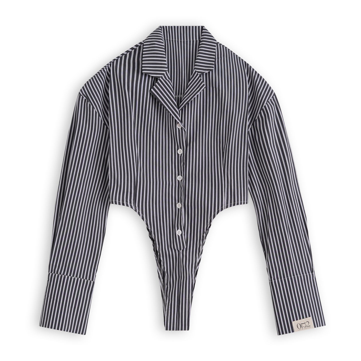 nautical stripe bodysuit black (LIMITED EDITION)