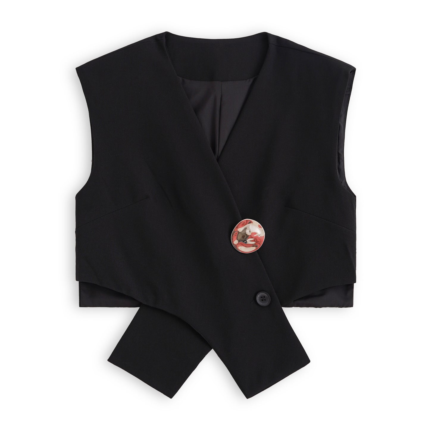 cut-out vest