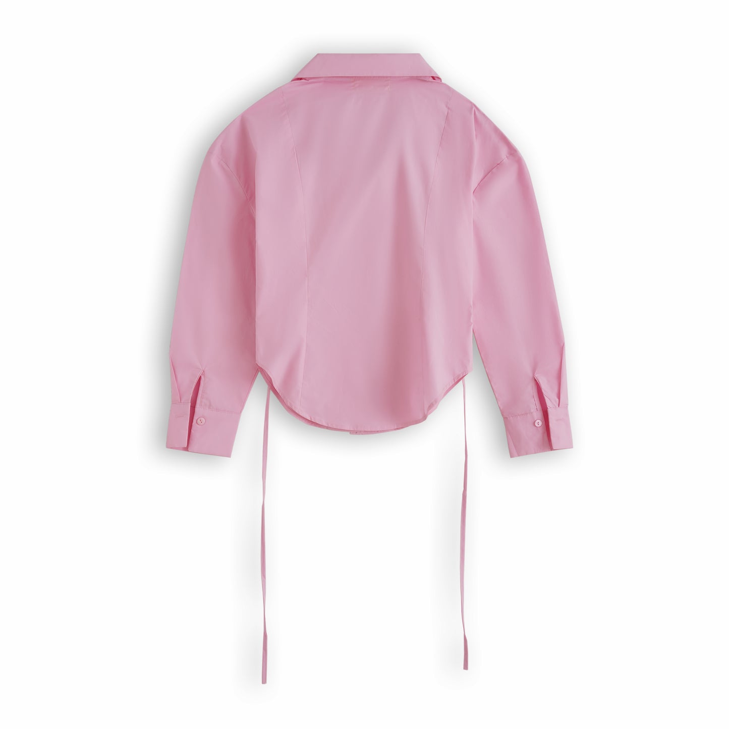 cinch waist poplin pink