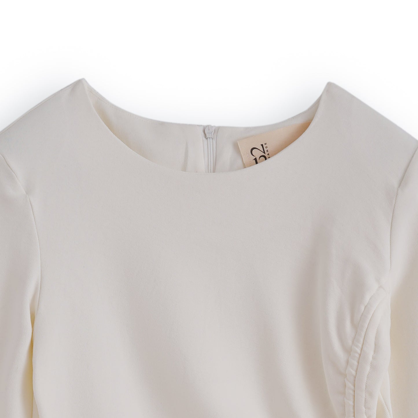 A-symmetrical top white