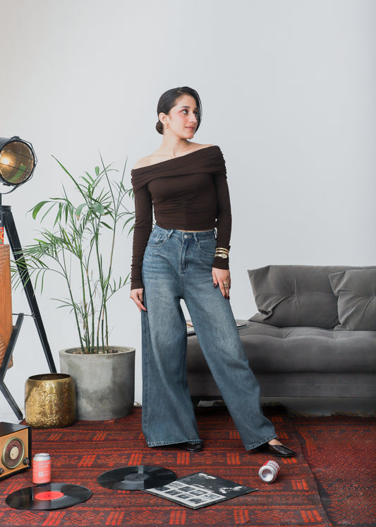 wide leg jeans