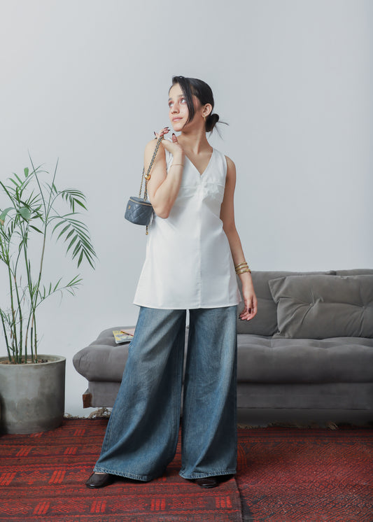 white tunic