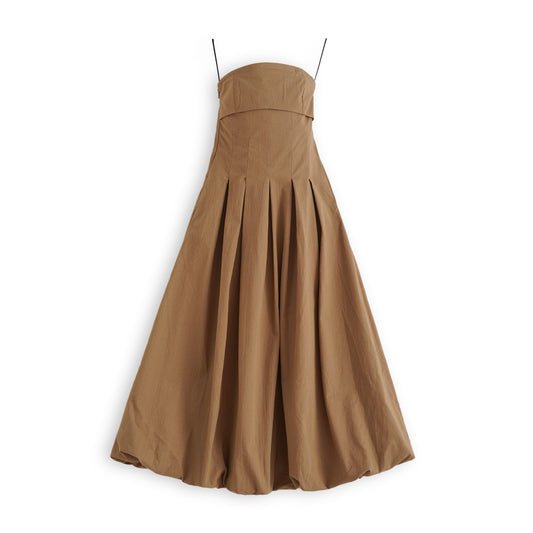 balloon dress                                                                                                               coffee brown               (LIMITED EDITION)